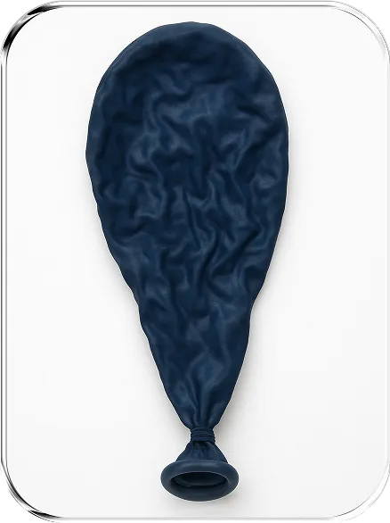 deflated rubber ball